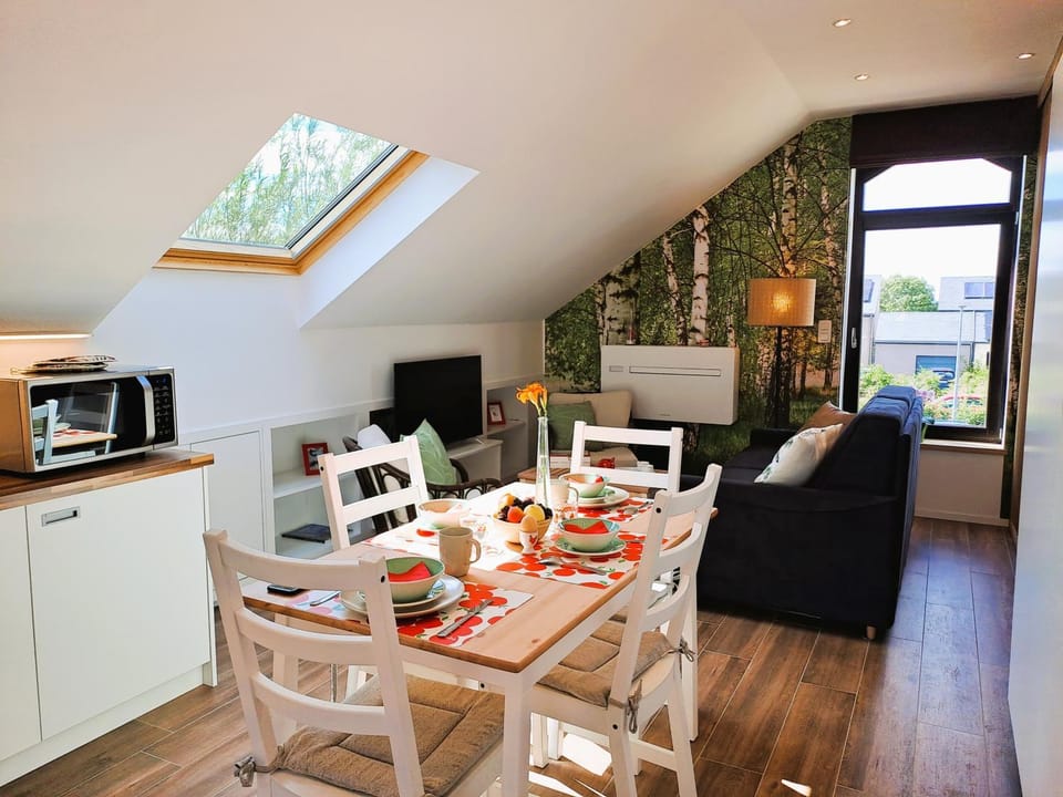 Kitchen or kitchenette, Dining area, minibar, pet friendly