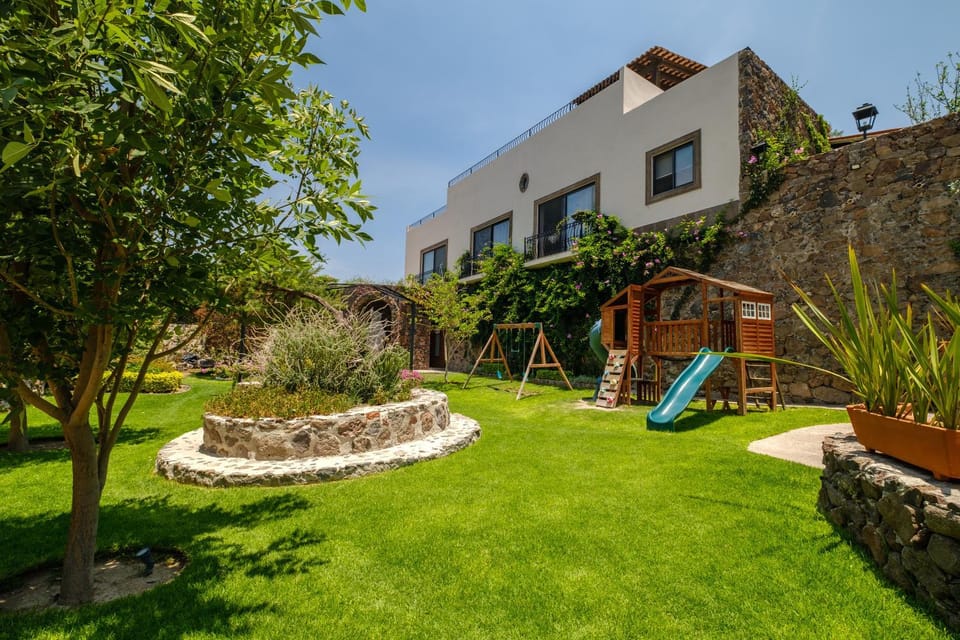 Children play ground, Children play ground, Garden, Kids's club, Kids's club, Inner courtyard view