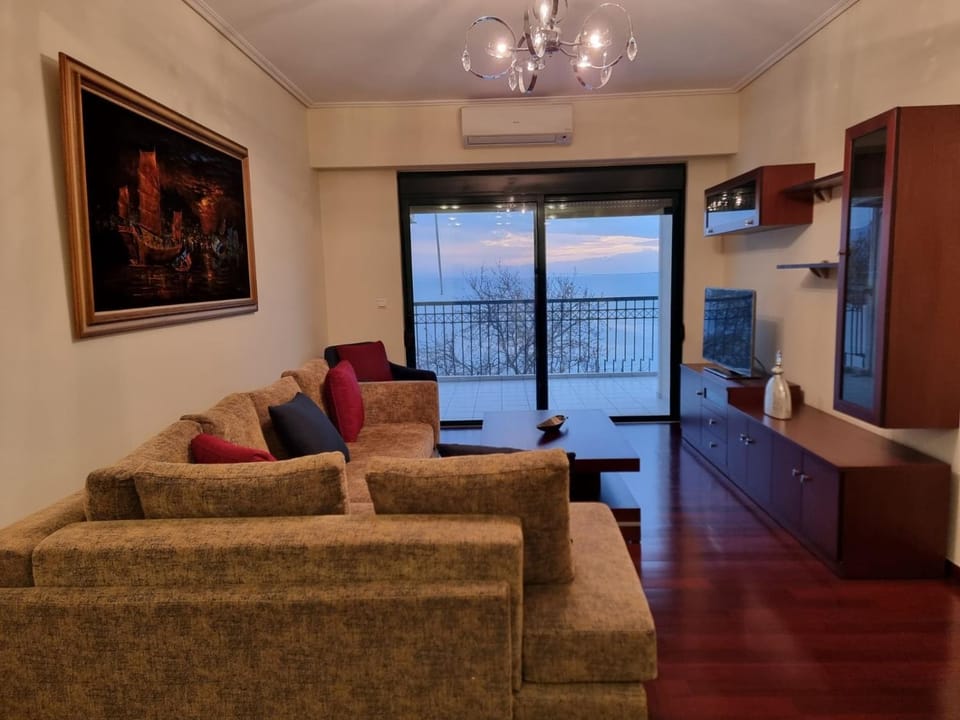 Living room, Sea view, air conditioner