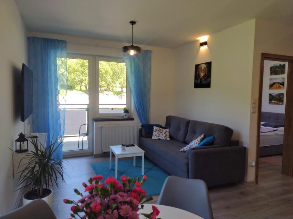 Biało - niebieski Apartment in Poland