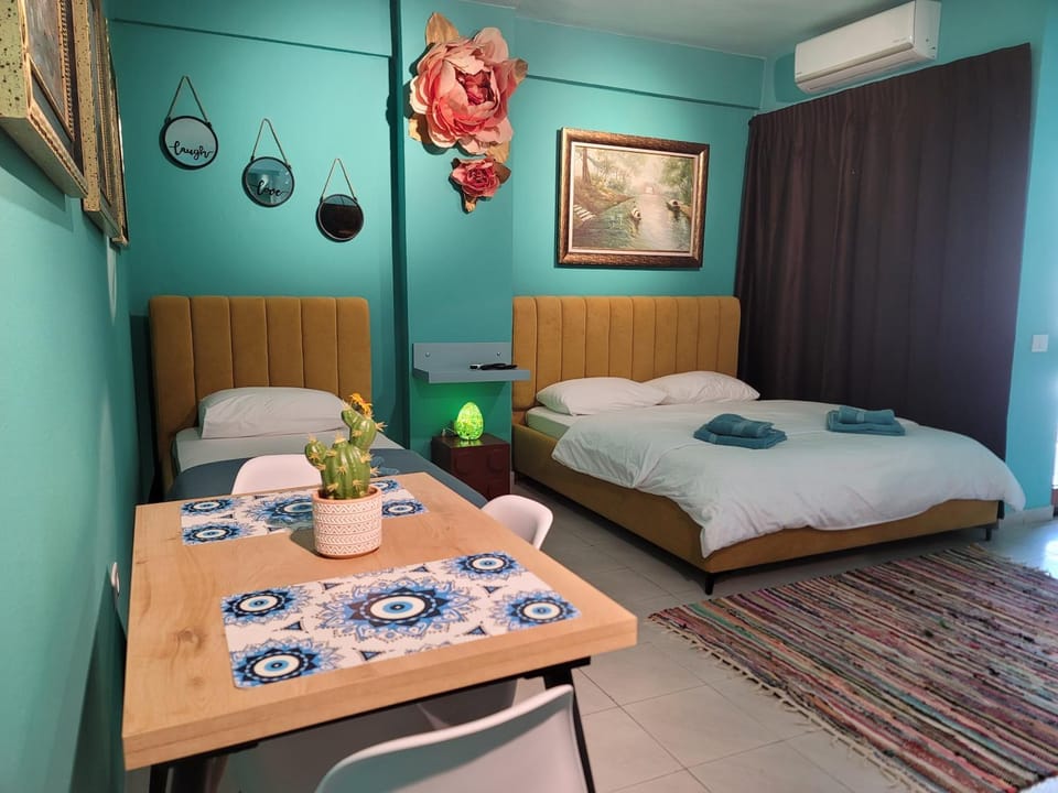 Living room, Photo of the whole room, Seating area, Dining area, Bedroom, air conditioner