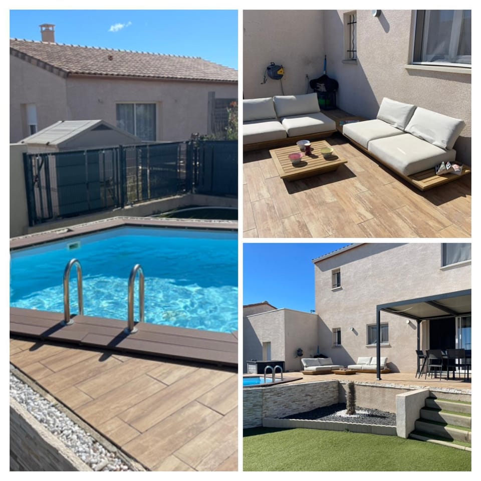 Patio, Balcony/Terrace, Pool view, Swimming pool, sunbed