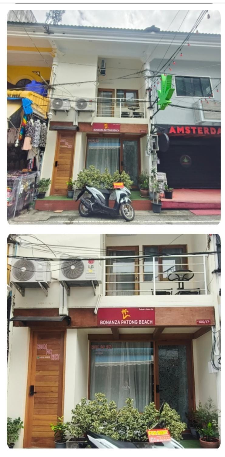 Bonanza Patong Beach1 100m to Beach Sun Room Apartment in Patong