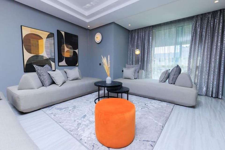 Chic & Spacious : 3BR Apartment in Central Rabat Apartment in Rabat