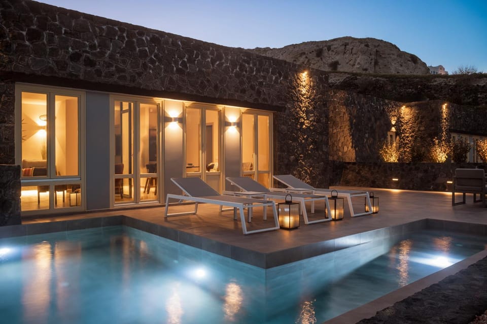 Night, Swimming pool
