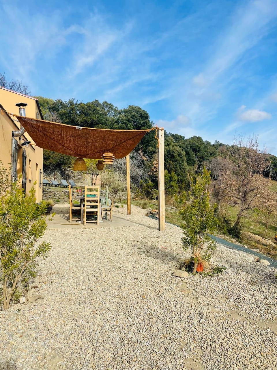 Property building, Patio, Spring, Day, Natural landscape, Summer