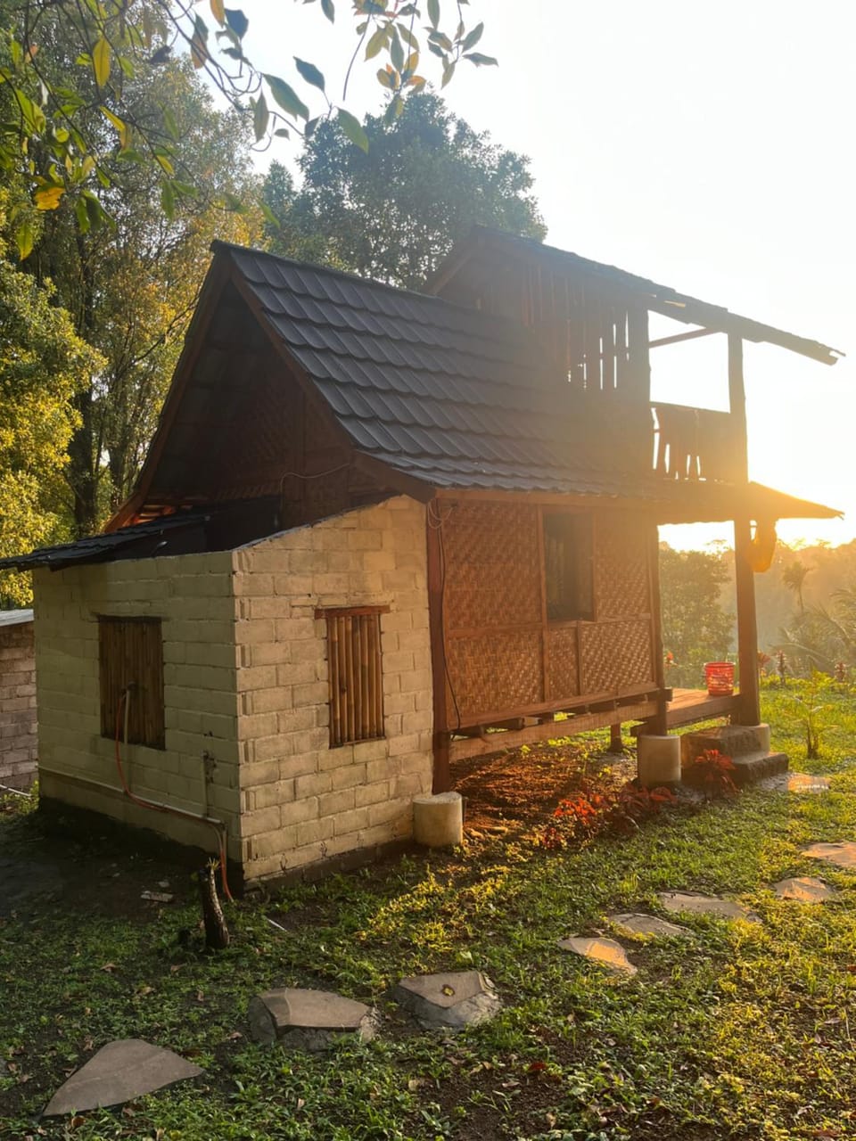 Property building, Sunset