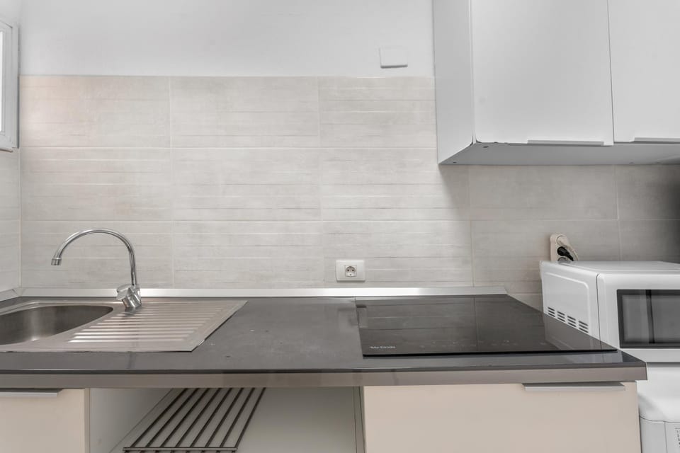 Kitchen or kitchenette, Living room