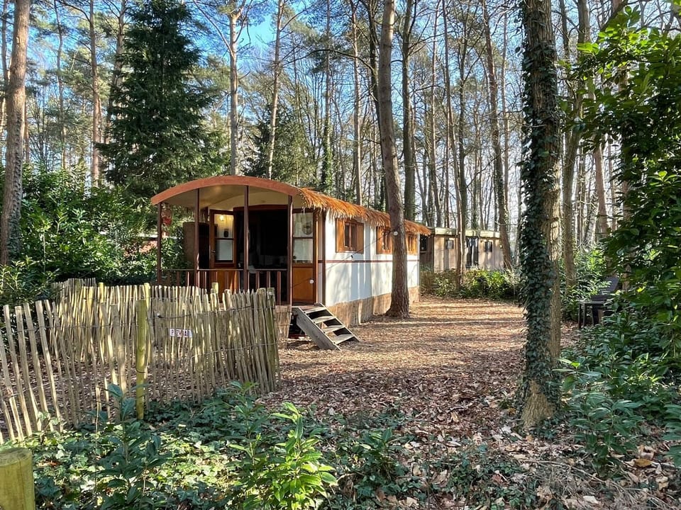 Pipowagen de Zwaan in Hoge Kempen nabij Maastricht House in Limburg (province)