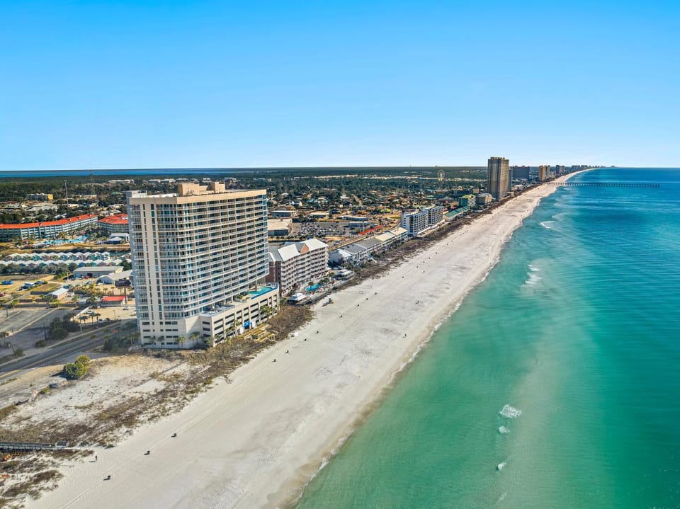Property building, Neighbourhood, Bird's eye view, Beach