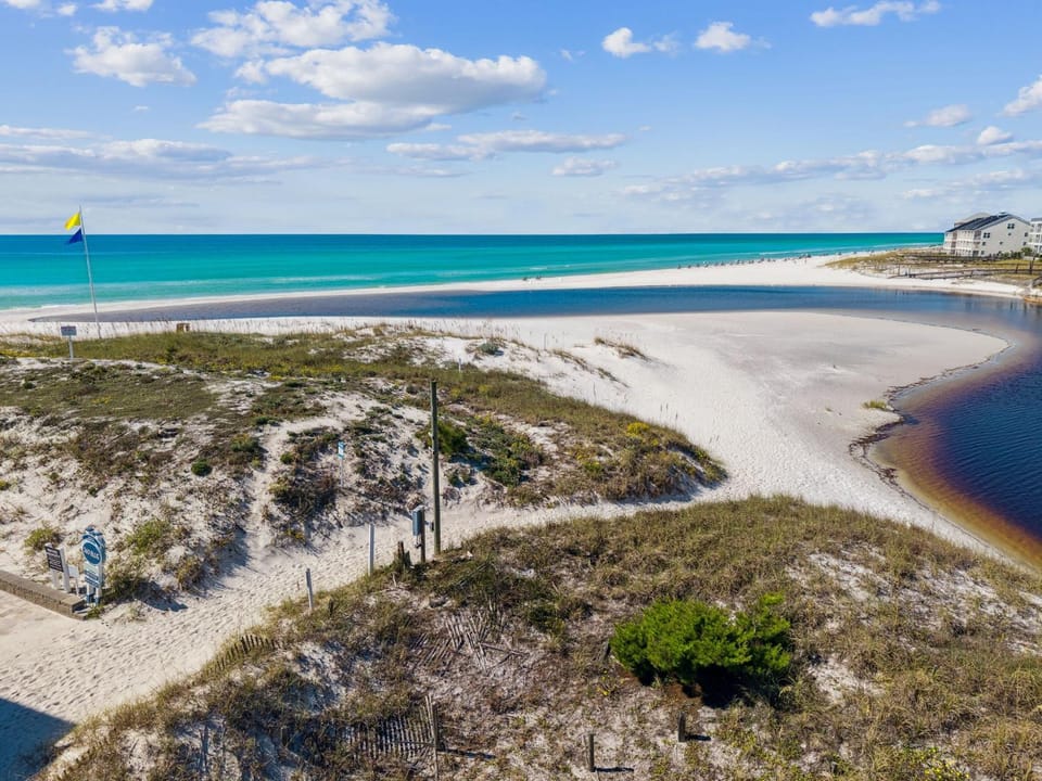 Neighbourhood, Natural landscape, Bird's eye view, Beach