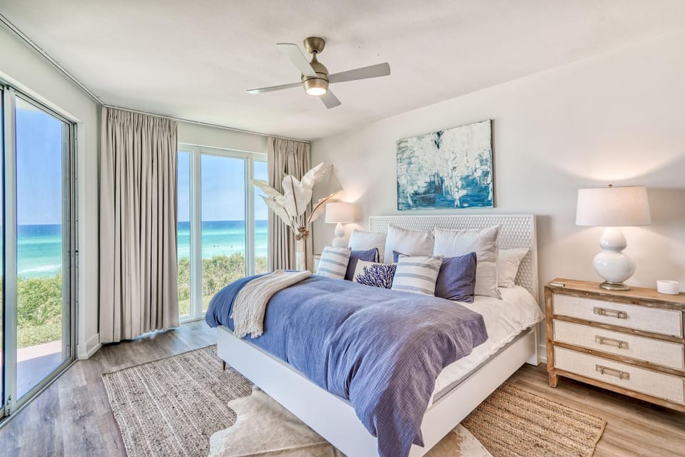 Patio, Bed, Bedroom, Sea view