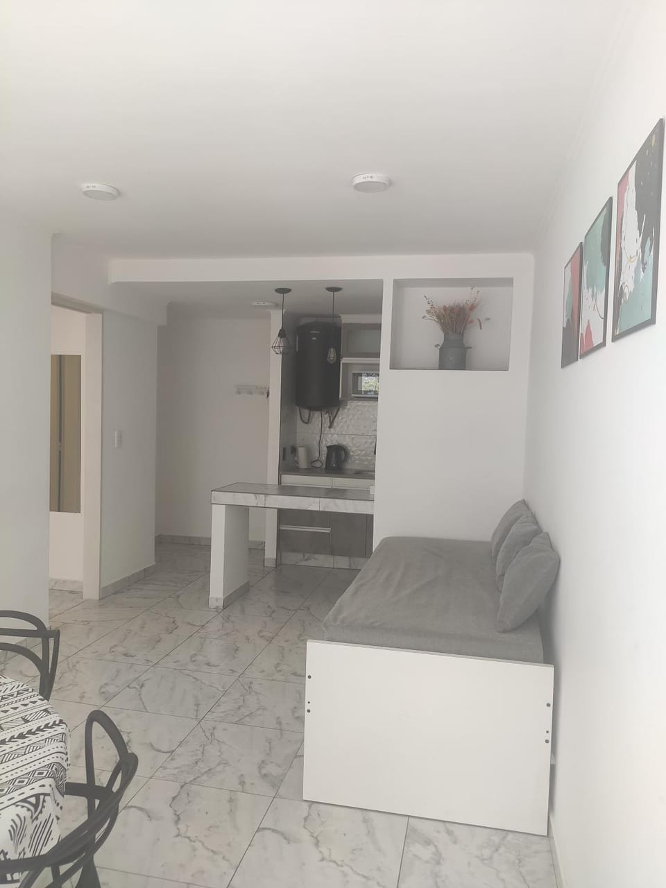 Bed, Living room, Photo of the whole room