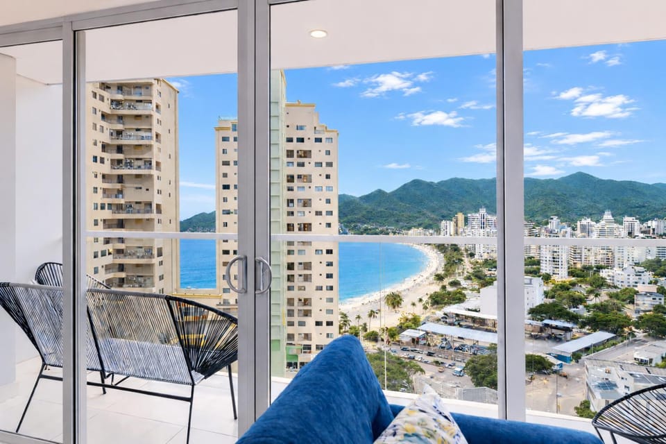 Living room, Beach, Sea view
