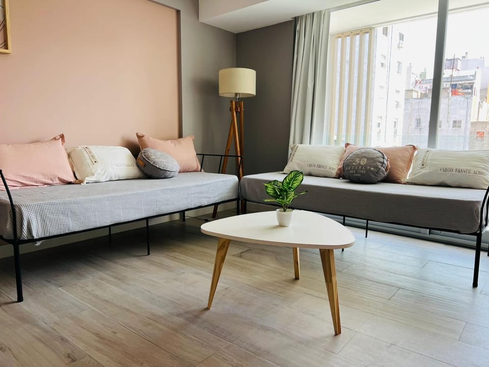Bed, Living room, Photo of the whole room