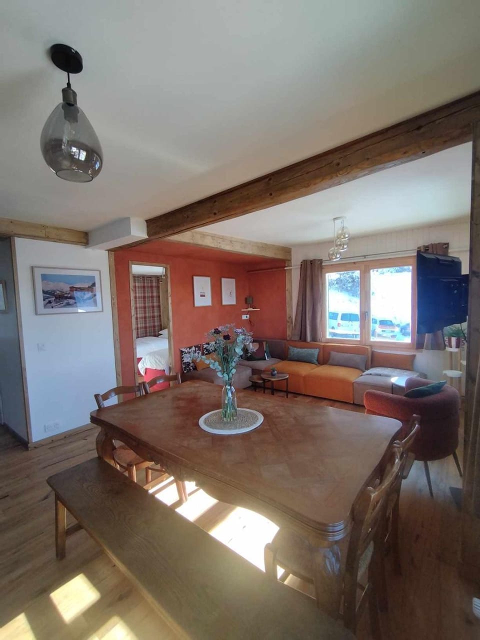 Appartement skis aux pieds, à Peisey Vallandry Apartment in Landry