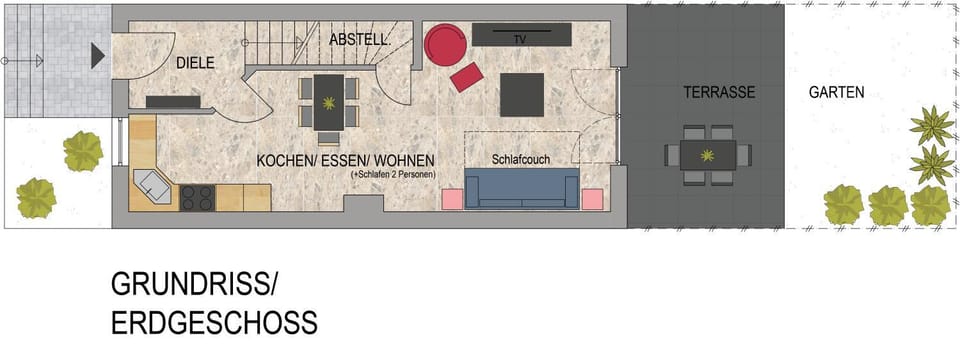 Floor plan, Text overlay