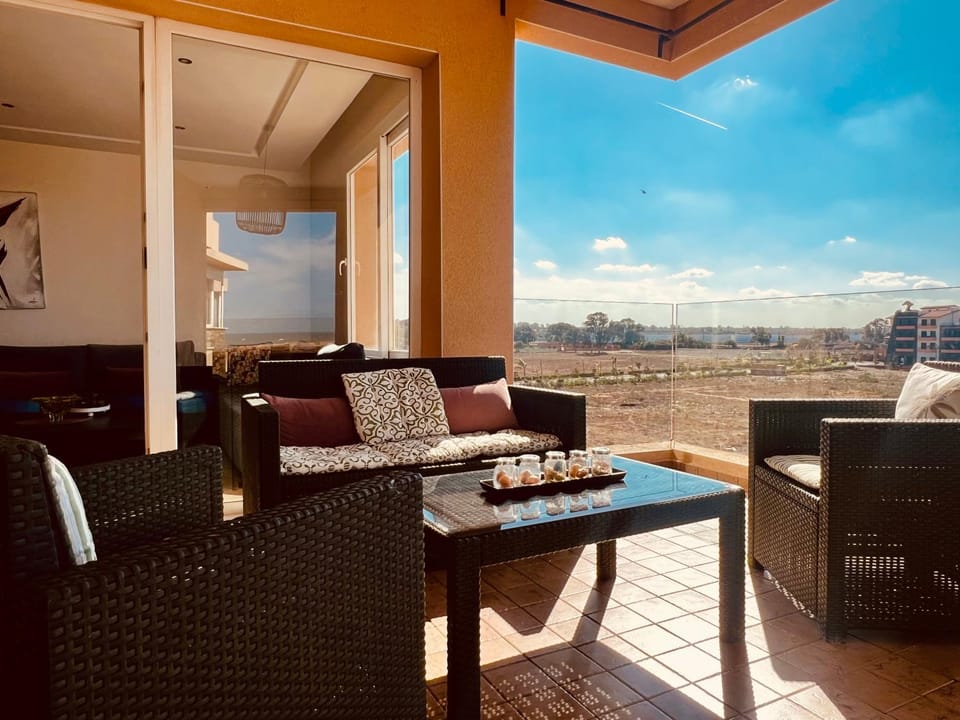 Ocean Gem - Exclusive 2BR, Balcony Pool, Beach, Surf & Views Apartment in Rabat-Salé-Kénitra