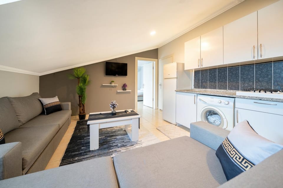TV and multimedia, Kitchen or kitchenette, Living room, Photo of the whole room