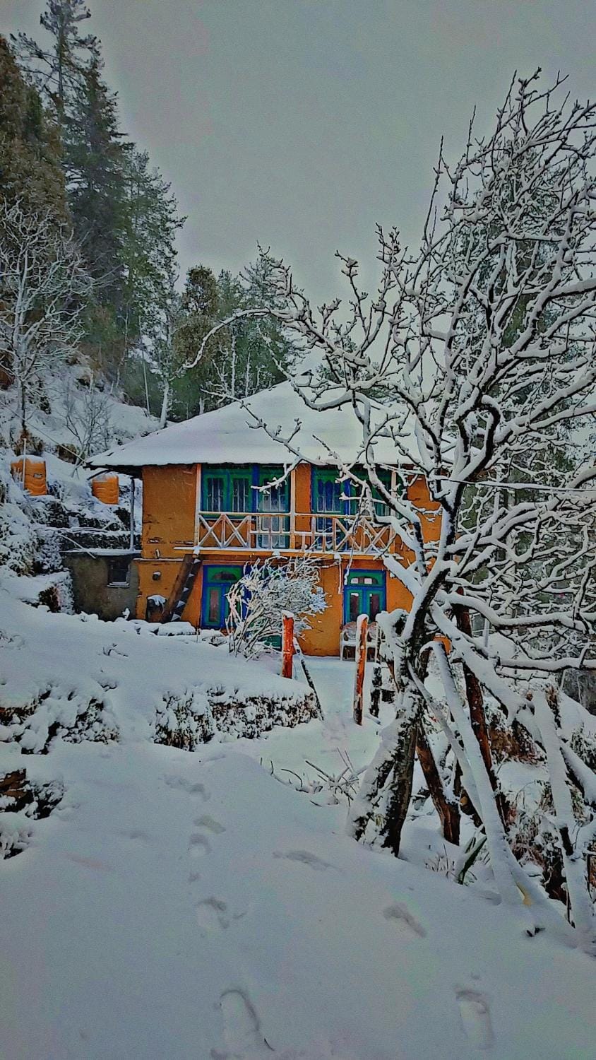 Property building, Day, Natural landscape, Winter