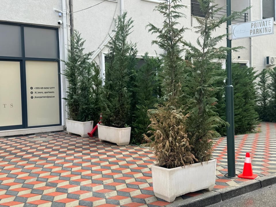 Property building, Garden view