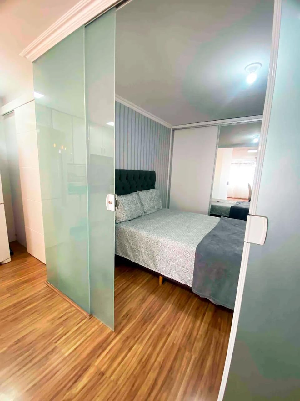 Bed, Photo of the whole room, Bedroom, wardrobe