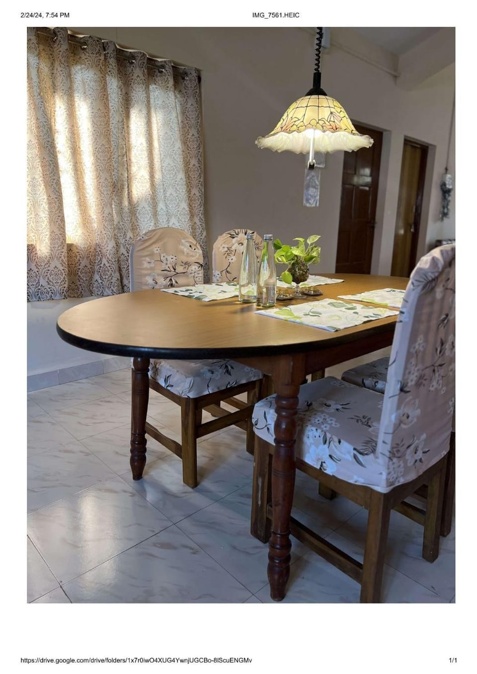 Dining area