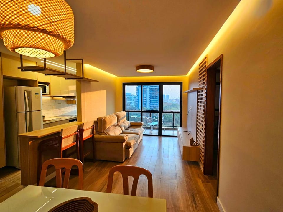 Incrível Vista Mar Pé na Areia Barra Tijuca Luxo Apartment in Rio de Janeiro