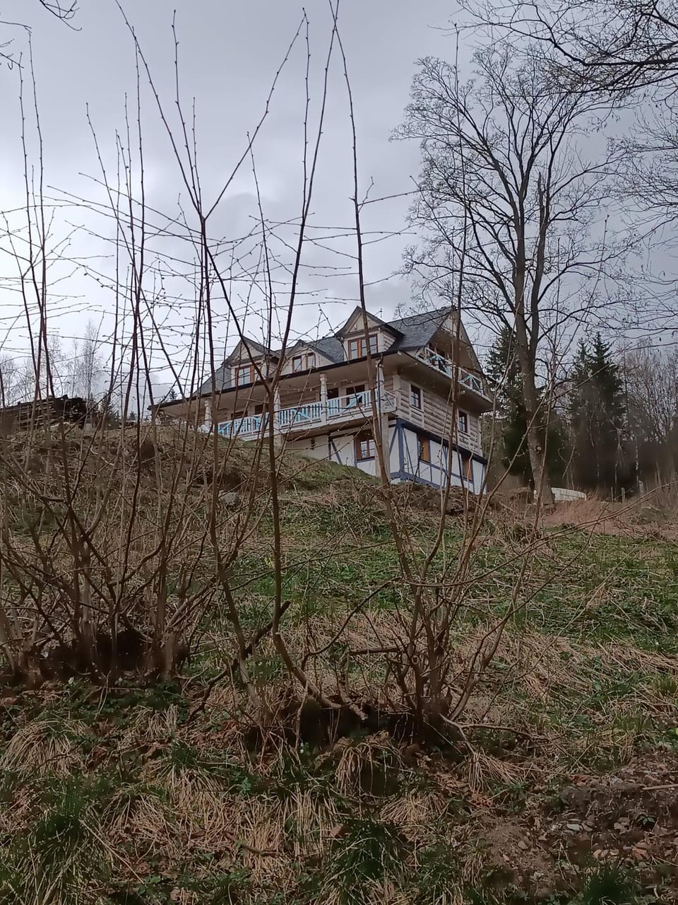 Property building, Spring, Garden