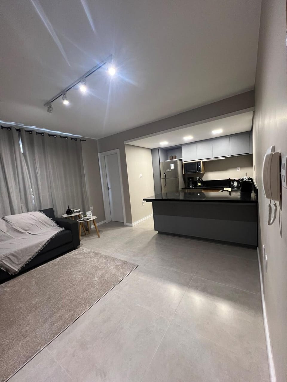 Kitchen or kitchenette, Living room