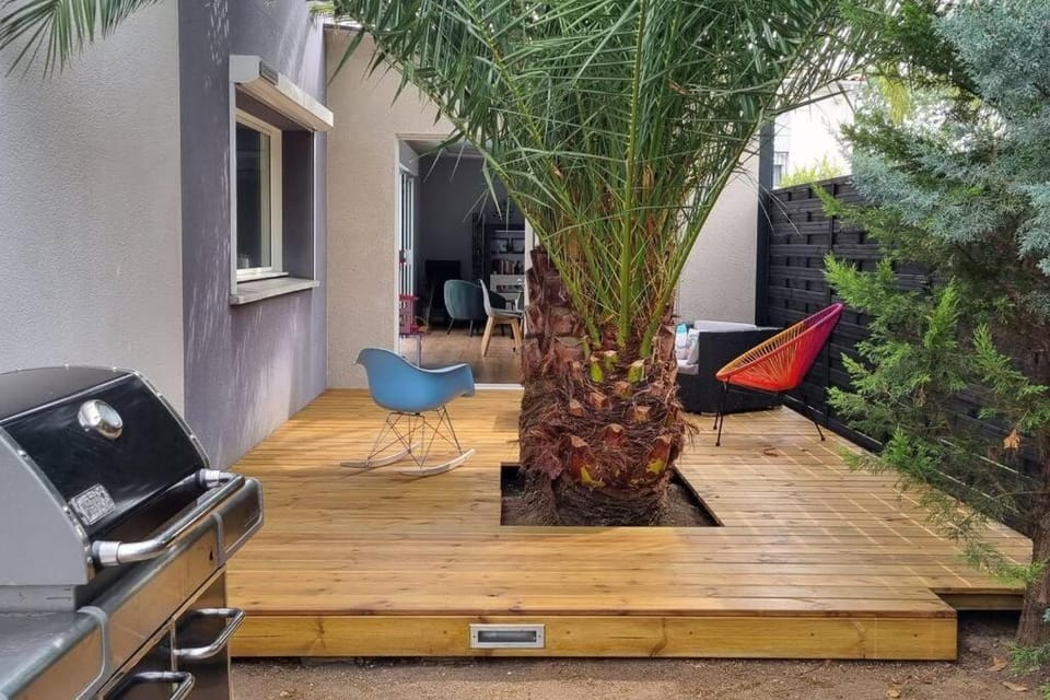 BBQ facilities, Garden view
