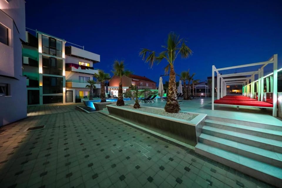 Property building, Night