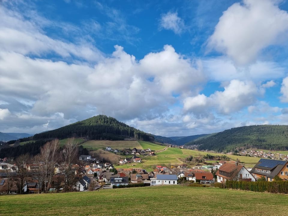 Spring, Day, Natural landscape, City view, Mountain view