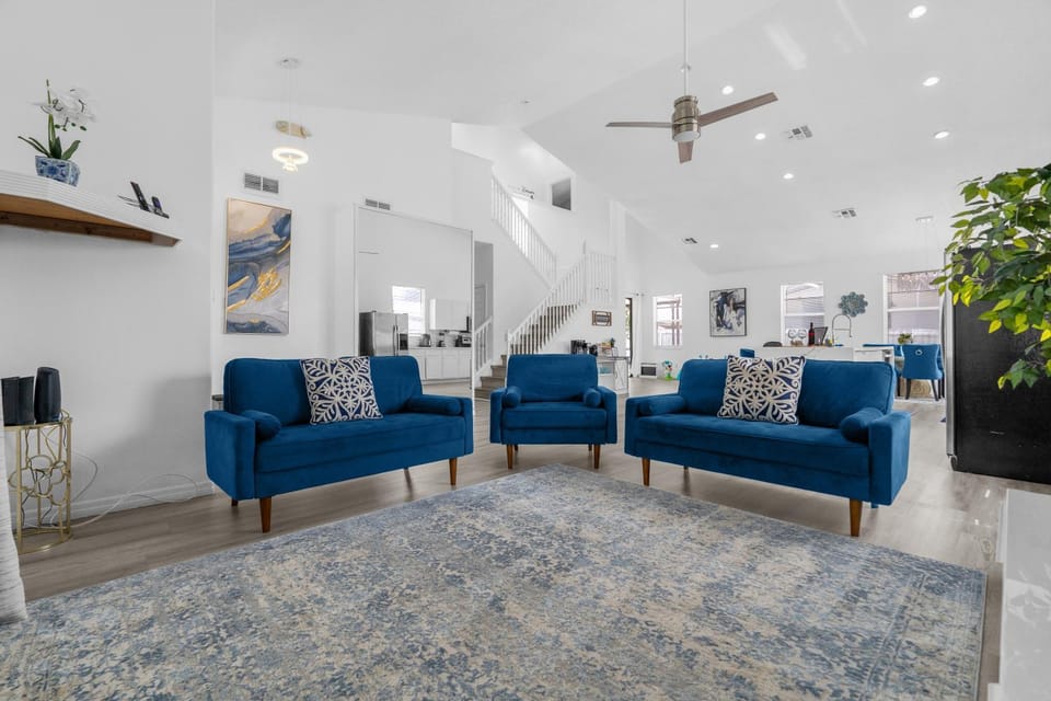Beautiful 5BR 4 baths Themed home near Disney and Universal, Private Pool, Gameroom, baby Crib and more House in Kissimmee
