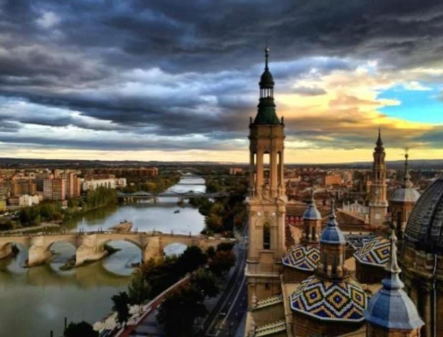 City view, River view, Sunset