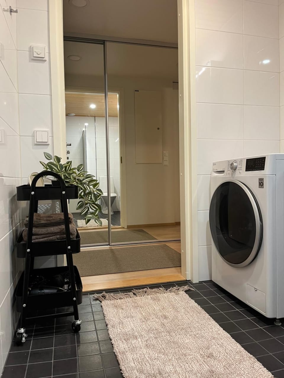 Bathroom, washing machine