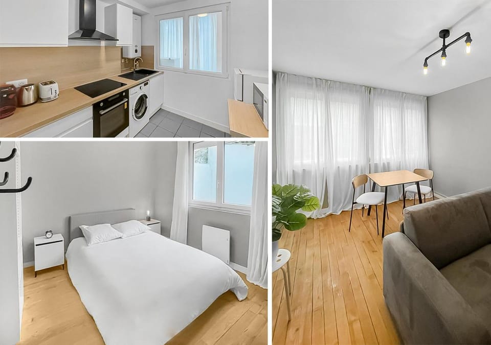Kitchen or kitchenette, Living room, Bedroom