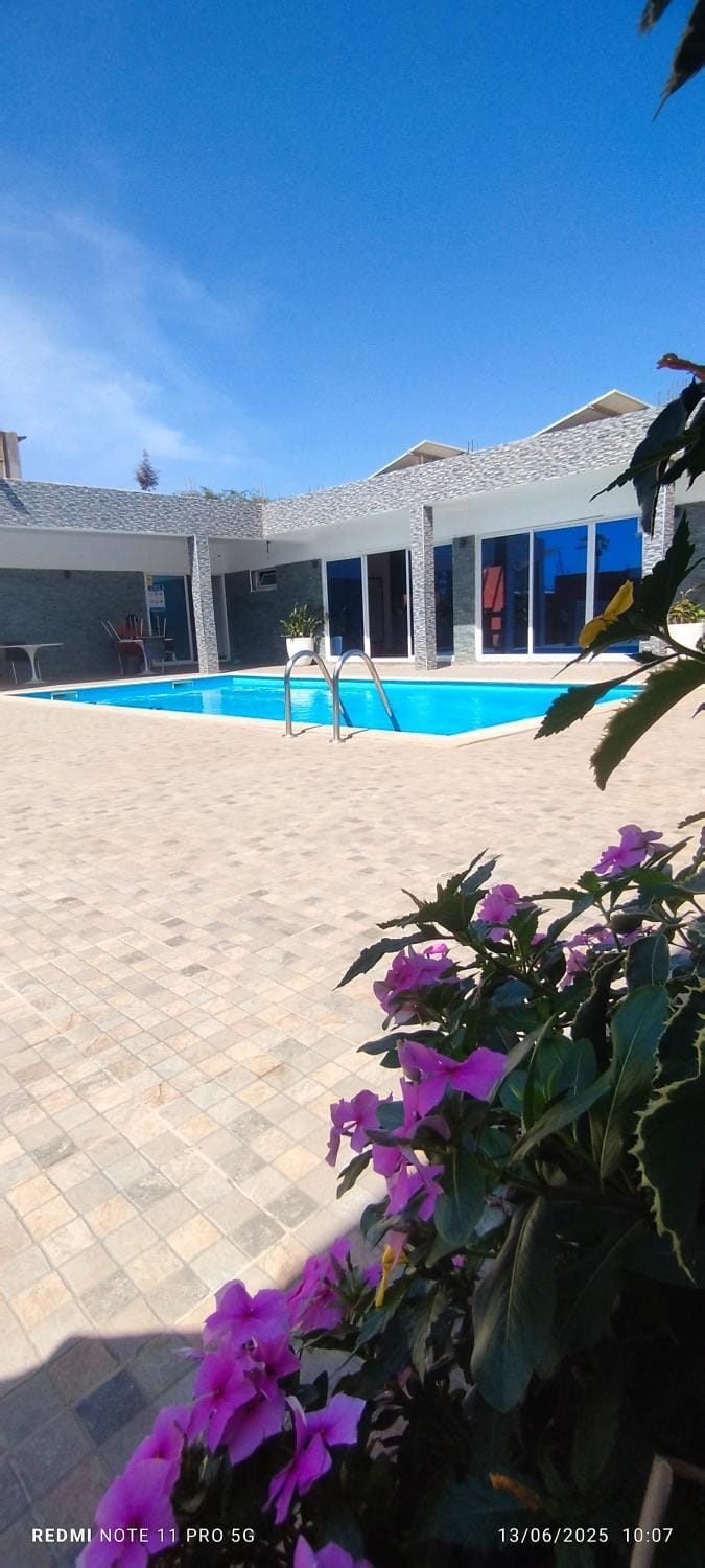 Pool view, Swimming pool, sunbed