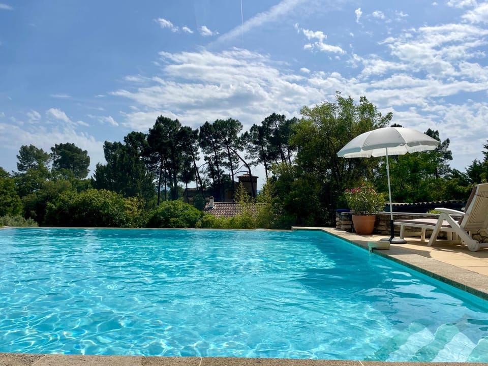 Natural landscape, Pool view, Swimming pool
