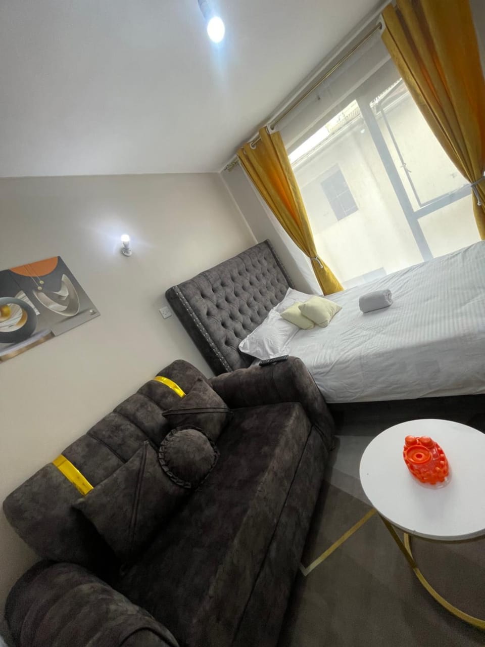 Living room, Seating area, towels