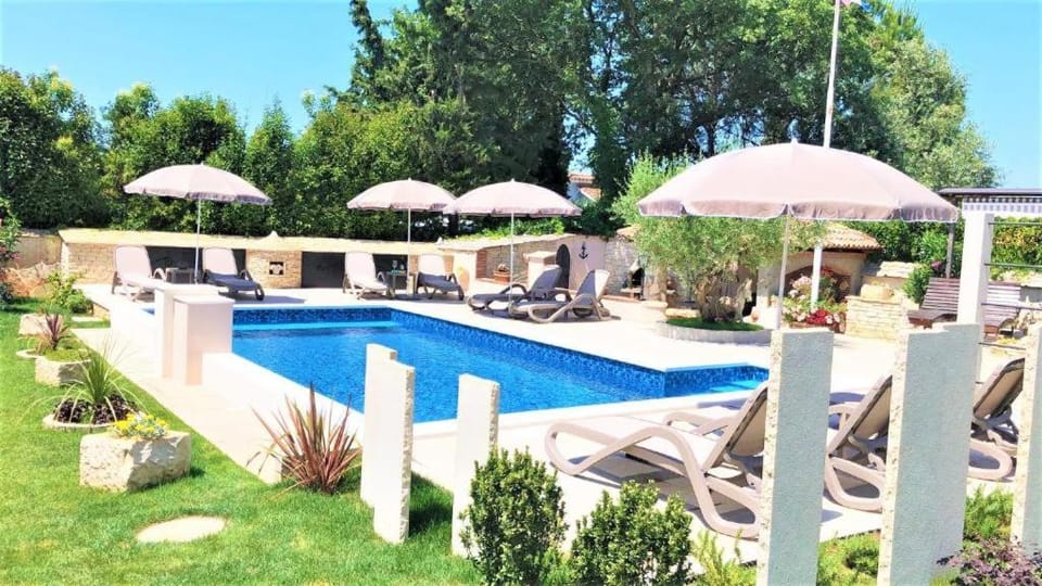 Patio, Garden, Garden view, Pool view, Swimming pool, sunbed