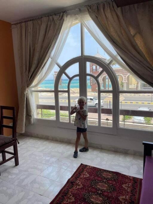 Villa 2 apartament 3 sea view infront of Palma de Meritee Apartment in Hurghada