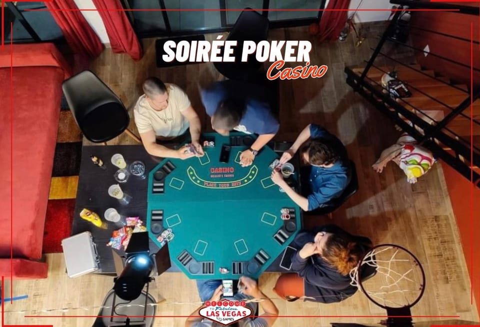 LOFT LAS VEGAS Games / Casino / Babyfoot / Bar à jeux Apartment in Saint-Étienne