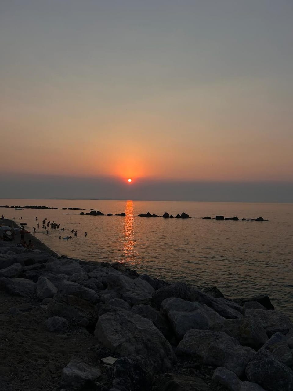 Sea view, Sunset