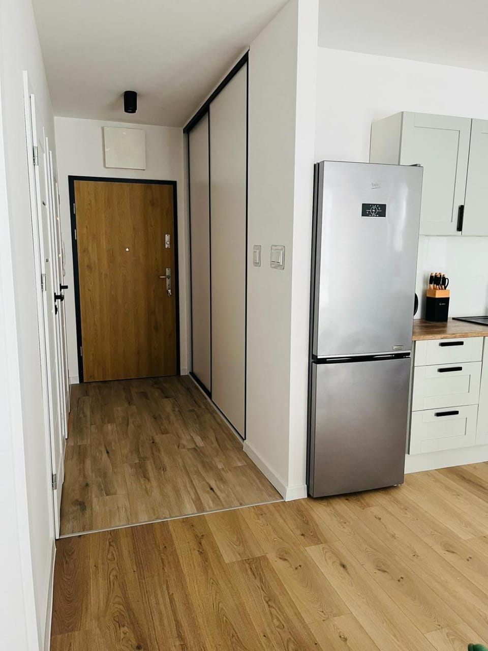 Kitchen or kitchenette, wardrobe