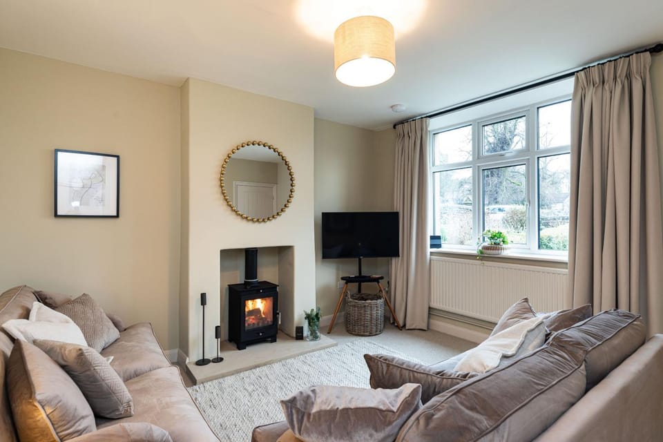 Property building, Living room, Seating area, flat iron