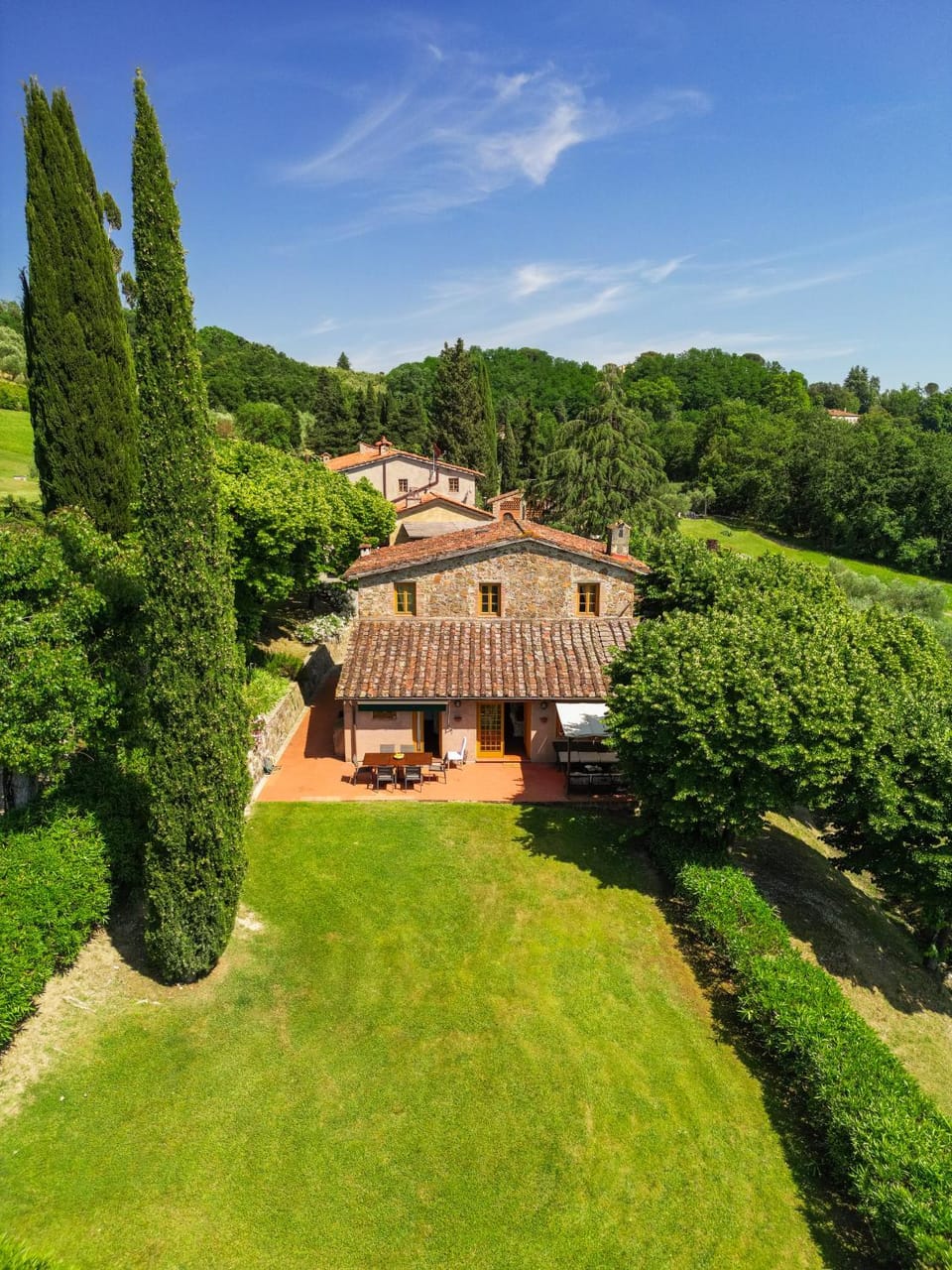 Property building, Natural landscape, Garden, Garden view, Mountain view