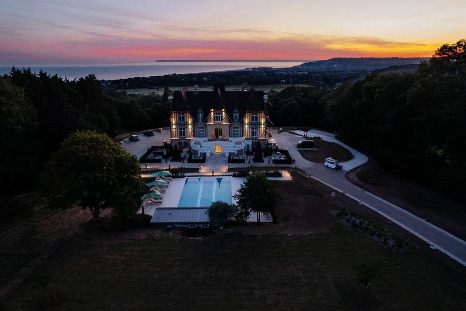 Natural landscape, Bird's eye view, Sunset