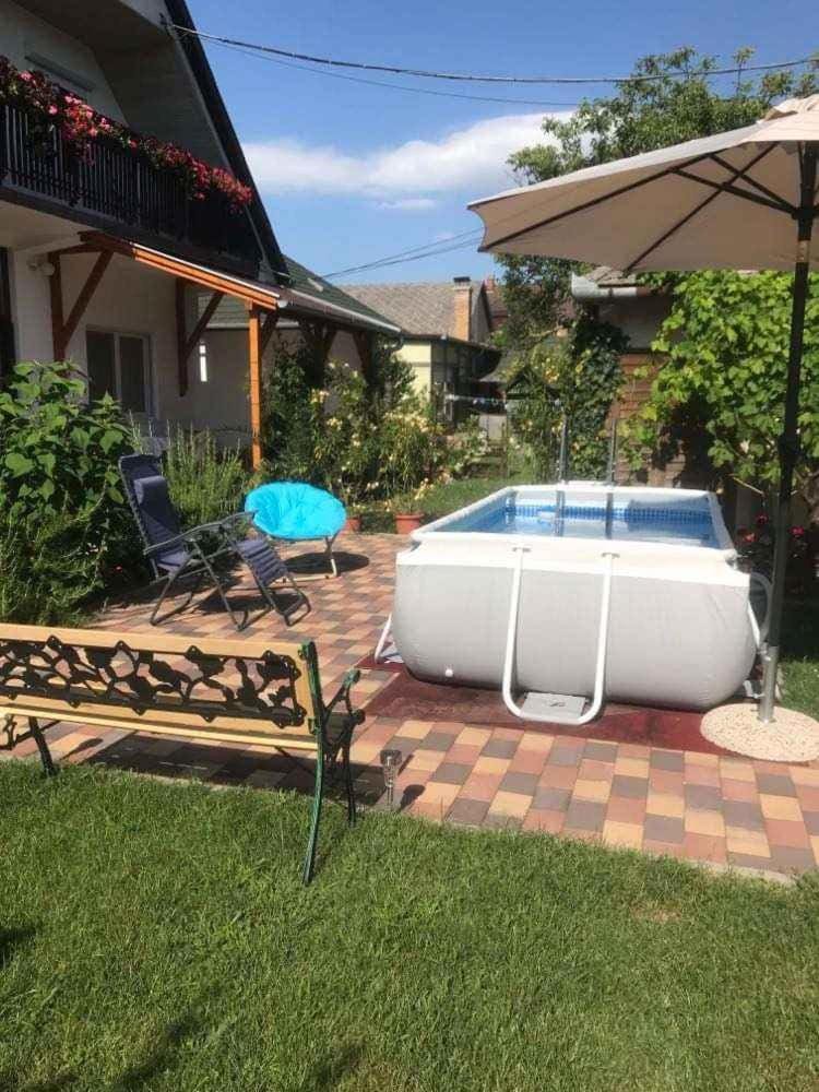 Summer, Garden, Swimming pool