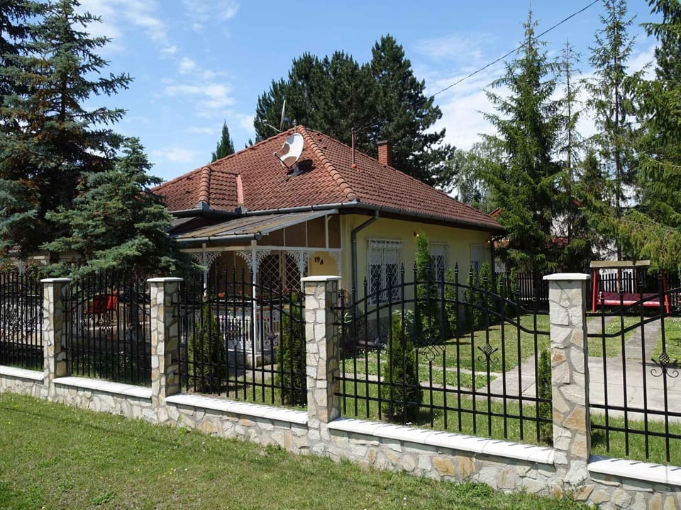 Property building, Summer, Garden